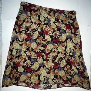Sag Harbor Sz 3x Women’s Floral Skirt